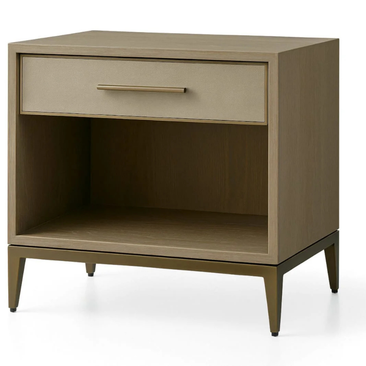 Modern Open-Shelf Nightstand