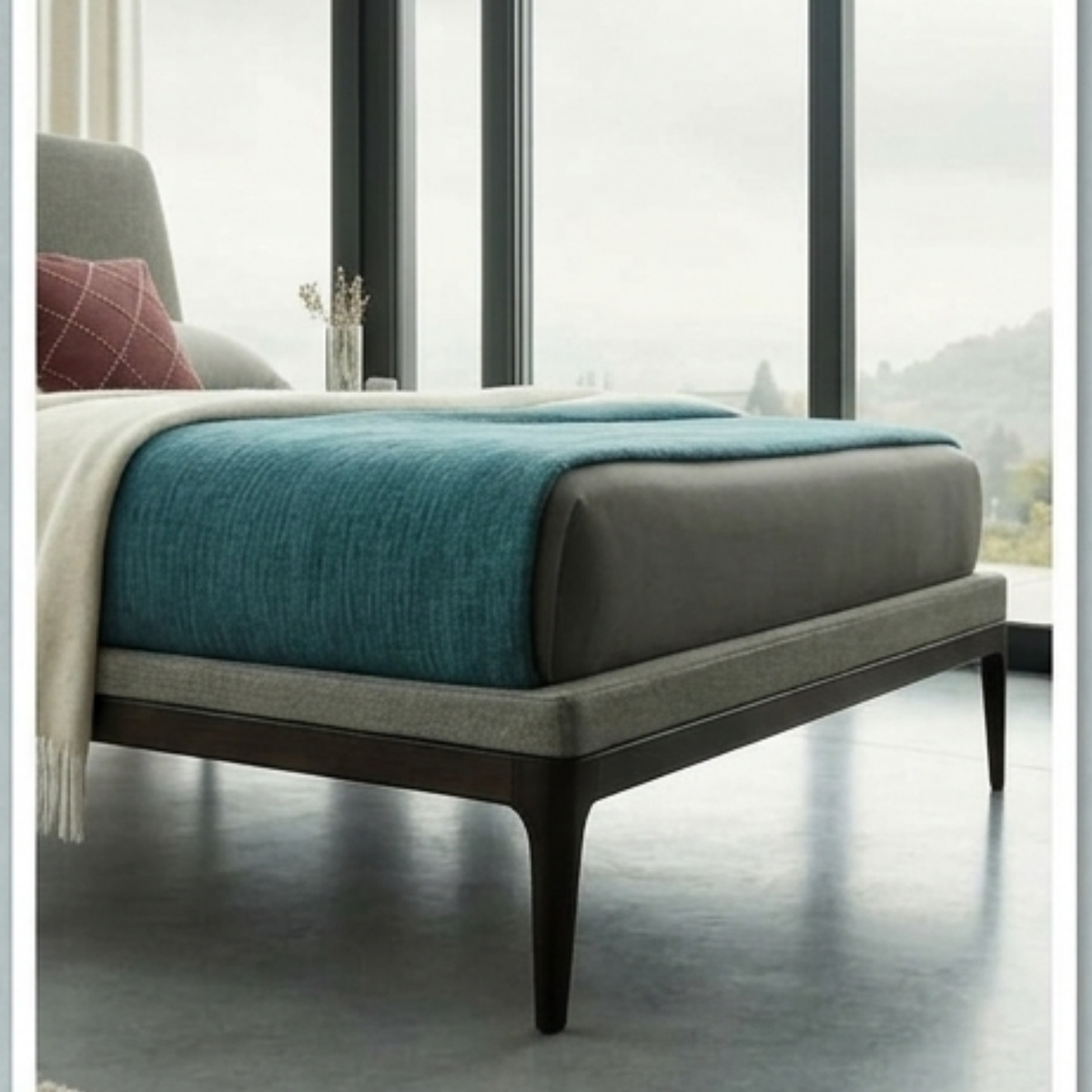 Modern Upholstered Platform Bed