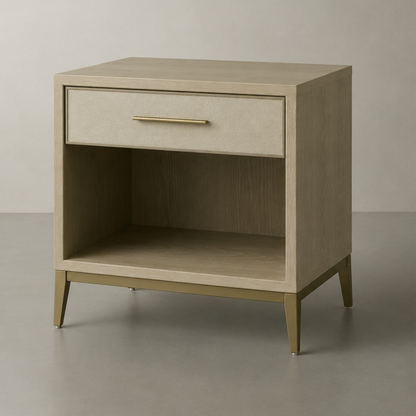 Modern Open-Shelf Nightstand