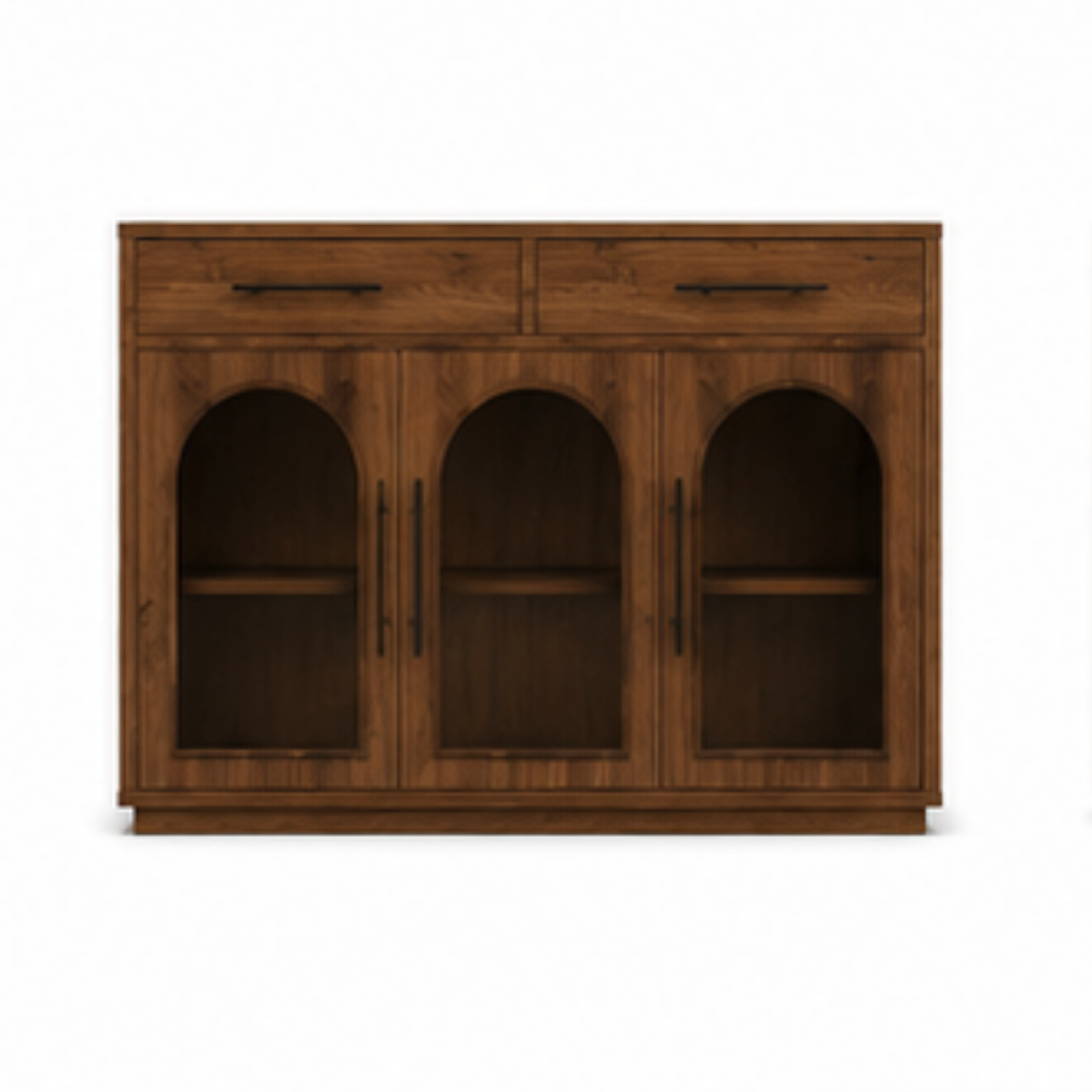 Arched Glass Sideboard Cabinet