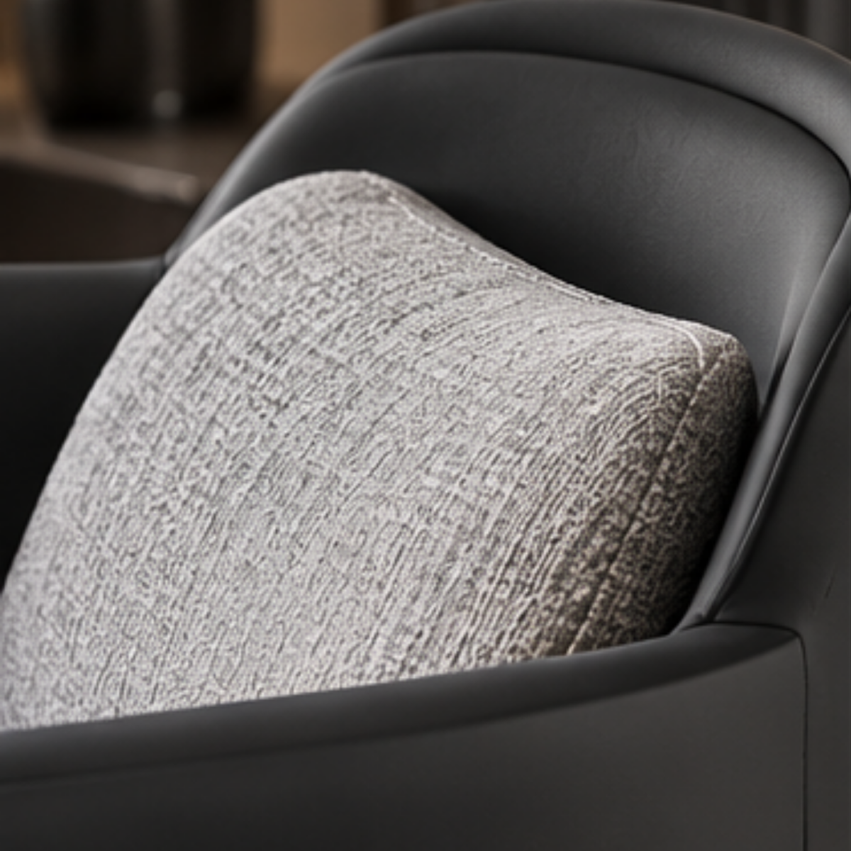 Quilted Ivory Dining Chair