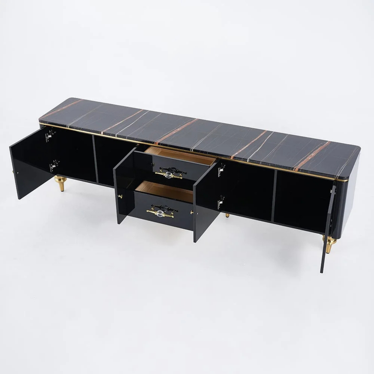 Noir Luxe TV Console