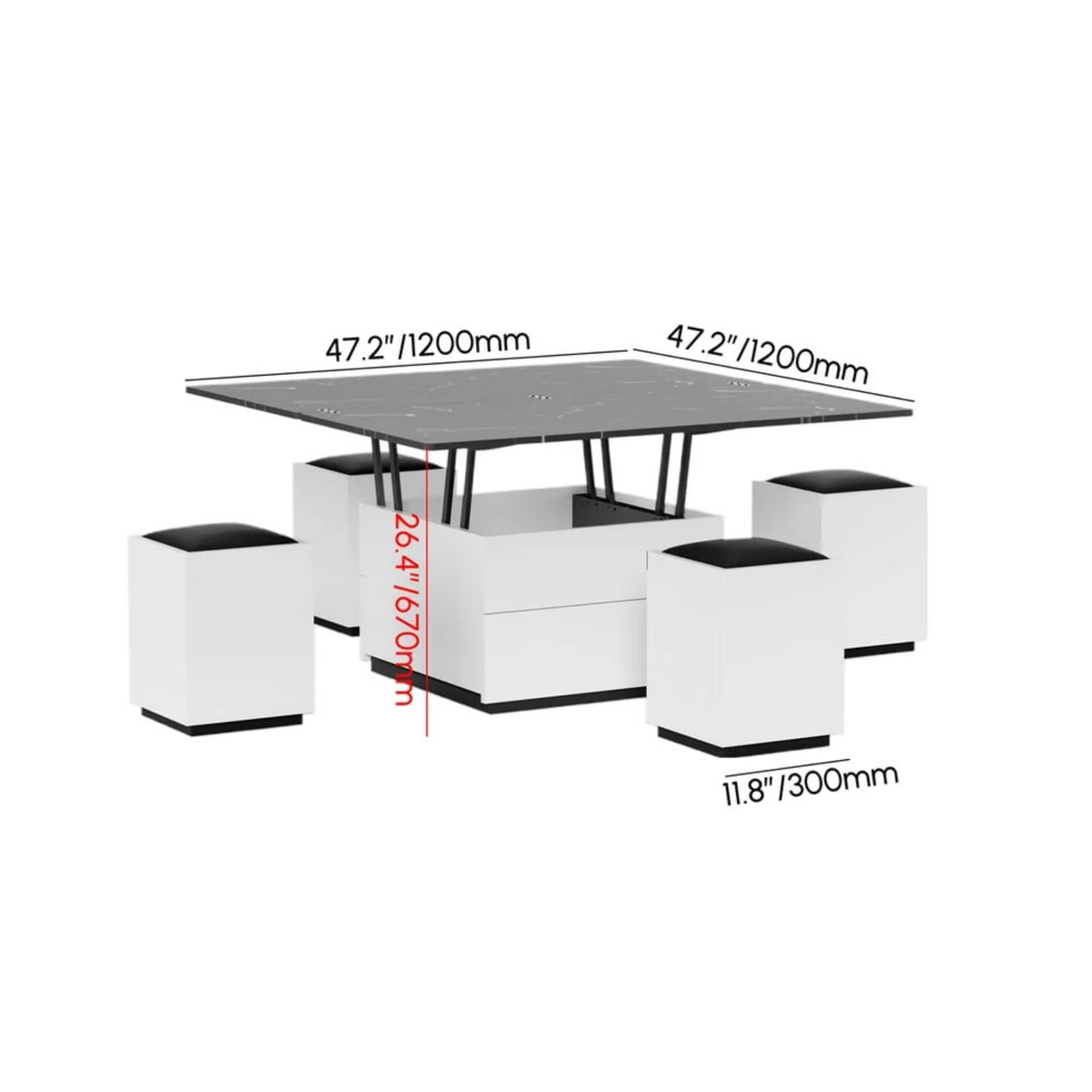Lift-Top Storage Coffee Table