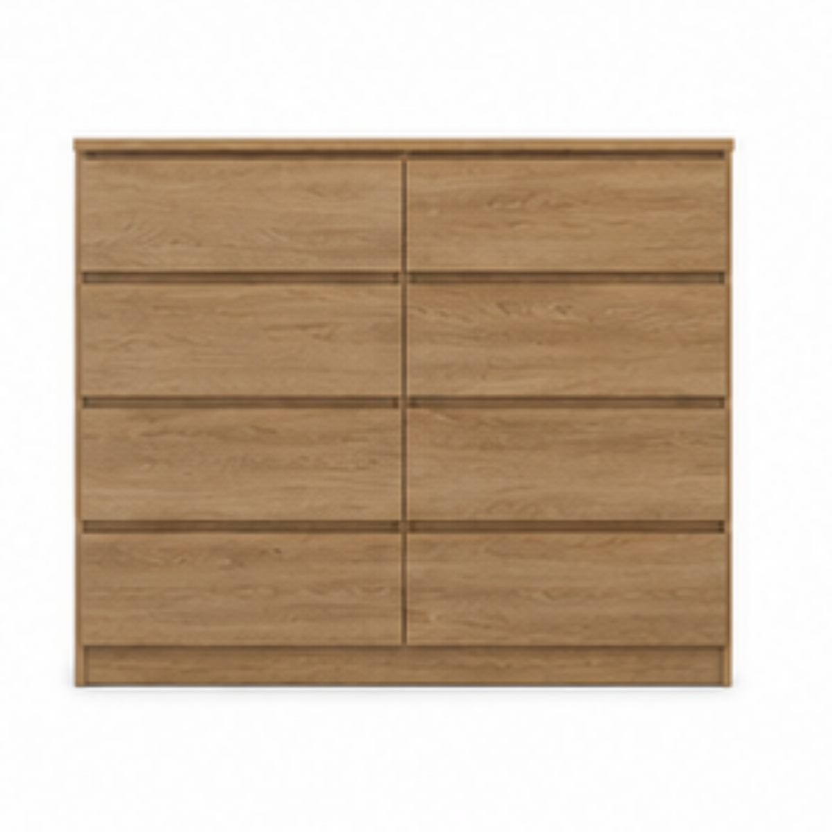 Nordic Oak 8-Drawer Dresser