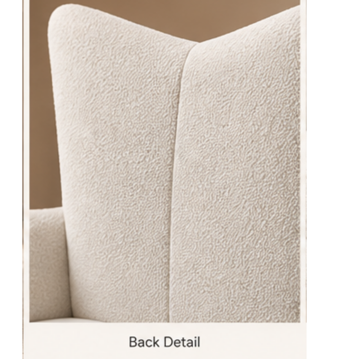 Quilted Ivory Side Chair