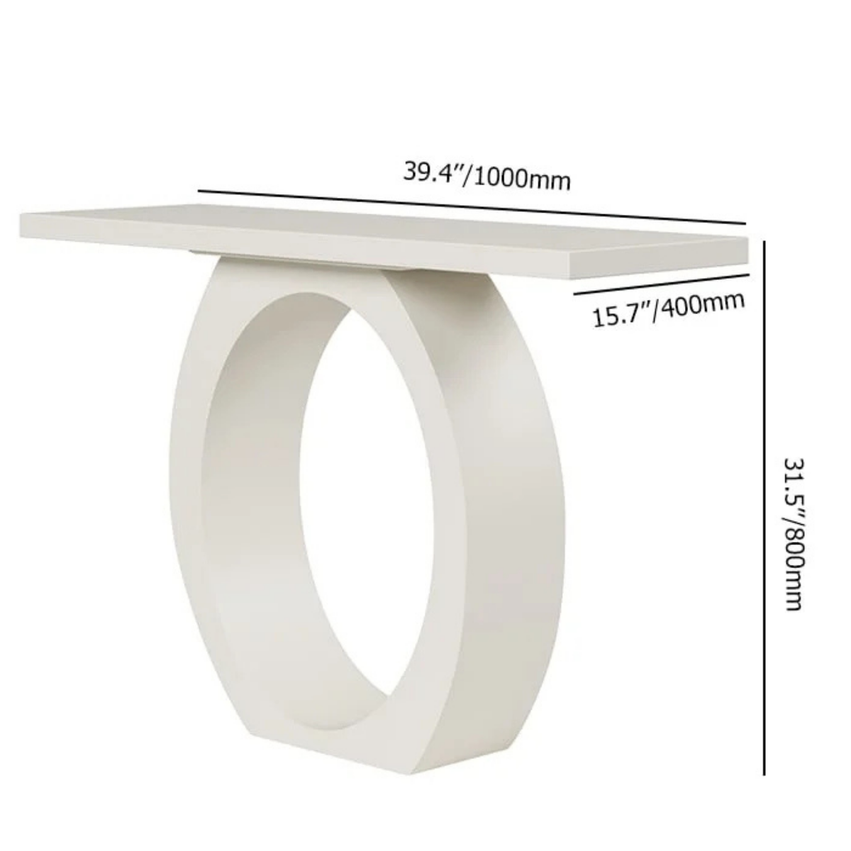 Halo Modern Console Table
