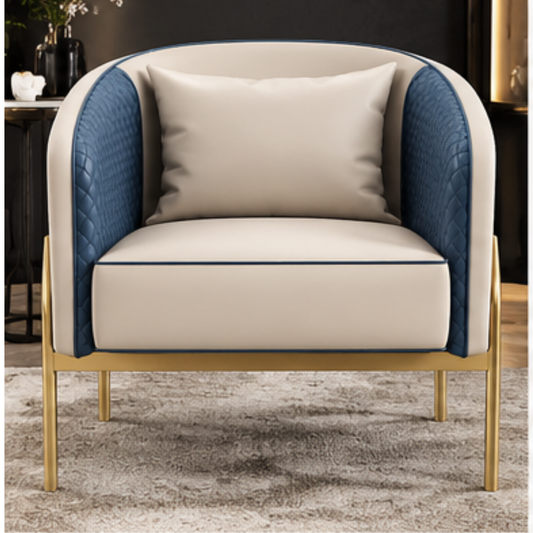 Aria Gold-Base Lounge Chair