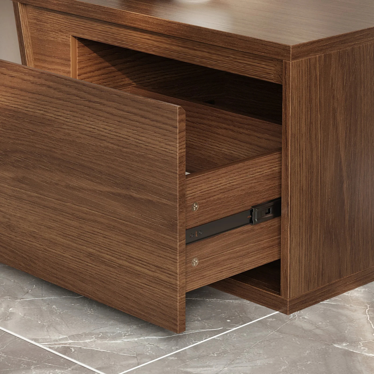 Modern Extendable TV Stand with Ample Storage