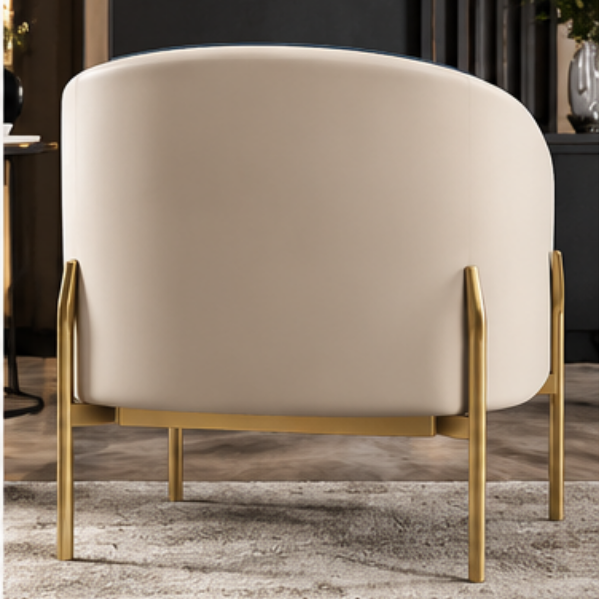 Aria Gold-Base Lounge Chair
