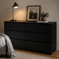 Noir 6-Drawer Dresser