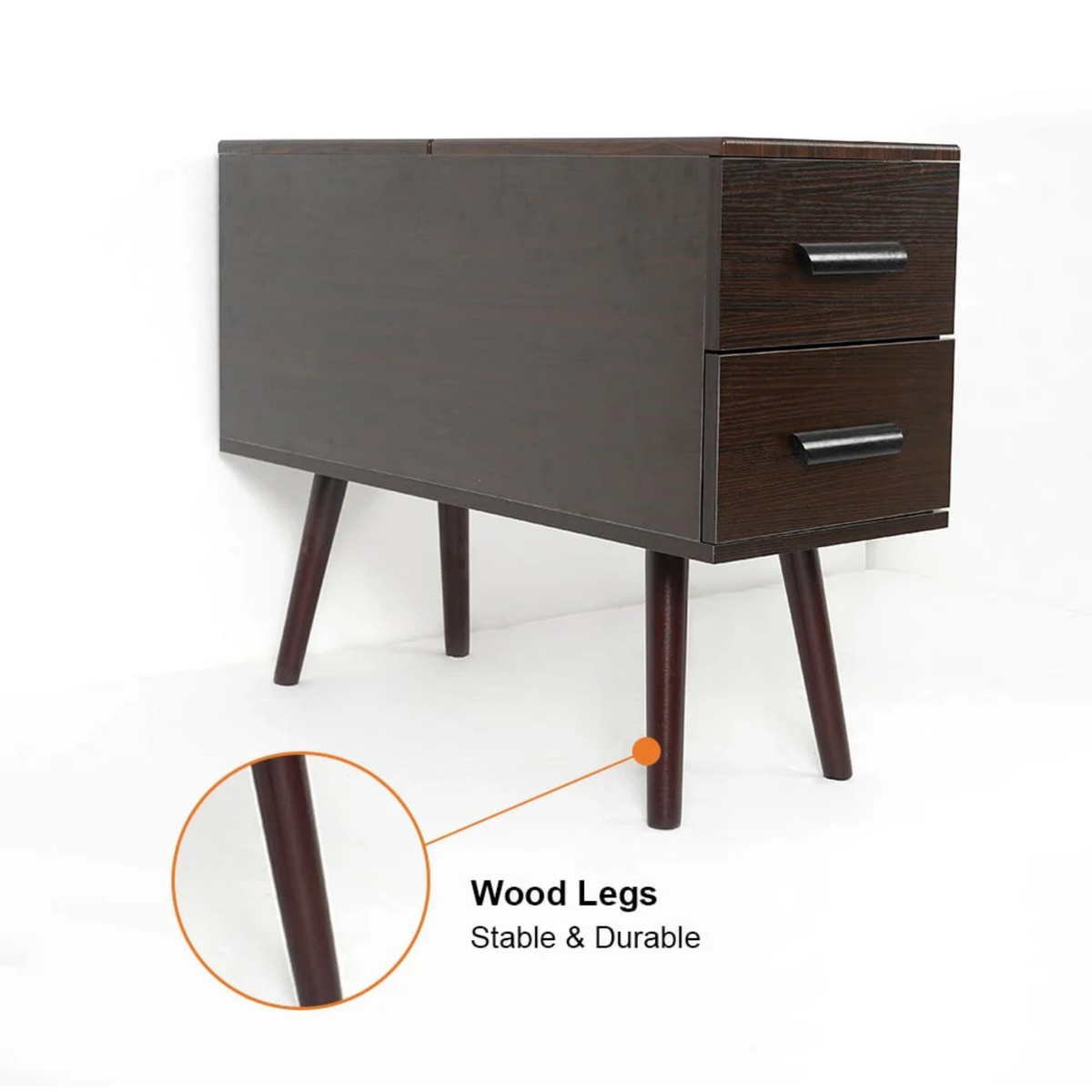 Mid-Century Storage Side Table
