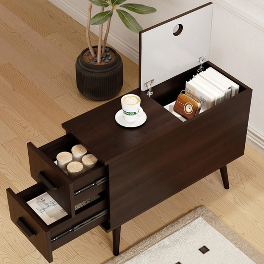 Mid-Century Storage Side Table