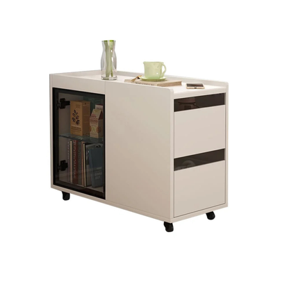 Modern Rolling Storage Side Table