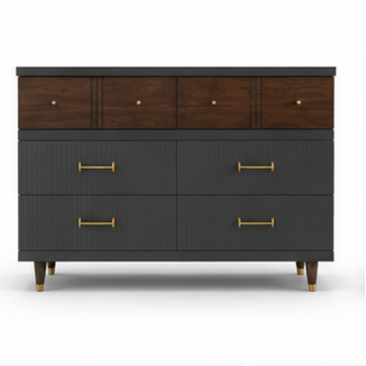 Noir Ridge 8-Drawer Dresser
