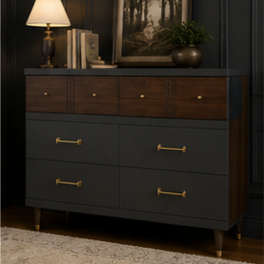 Noir Ridge 8-Drawer Dresser
