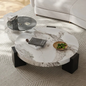 Luxury Modern Marble Coffee Table