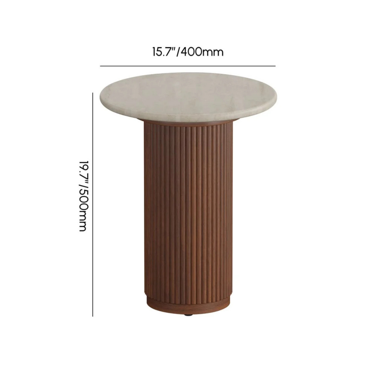 Modern Round Accent Side Table