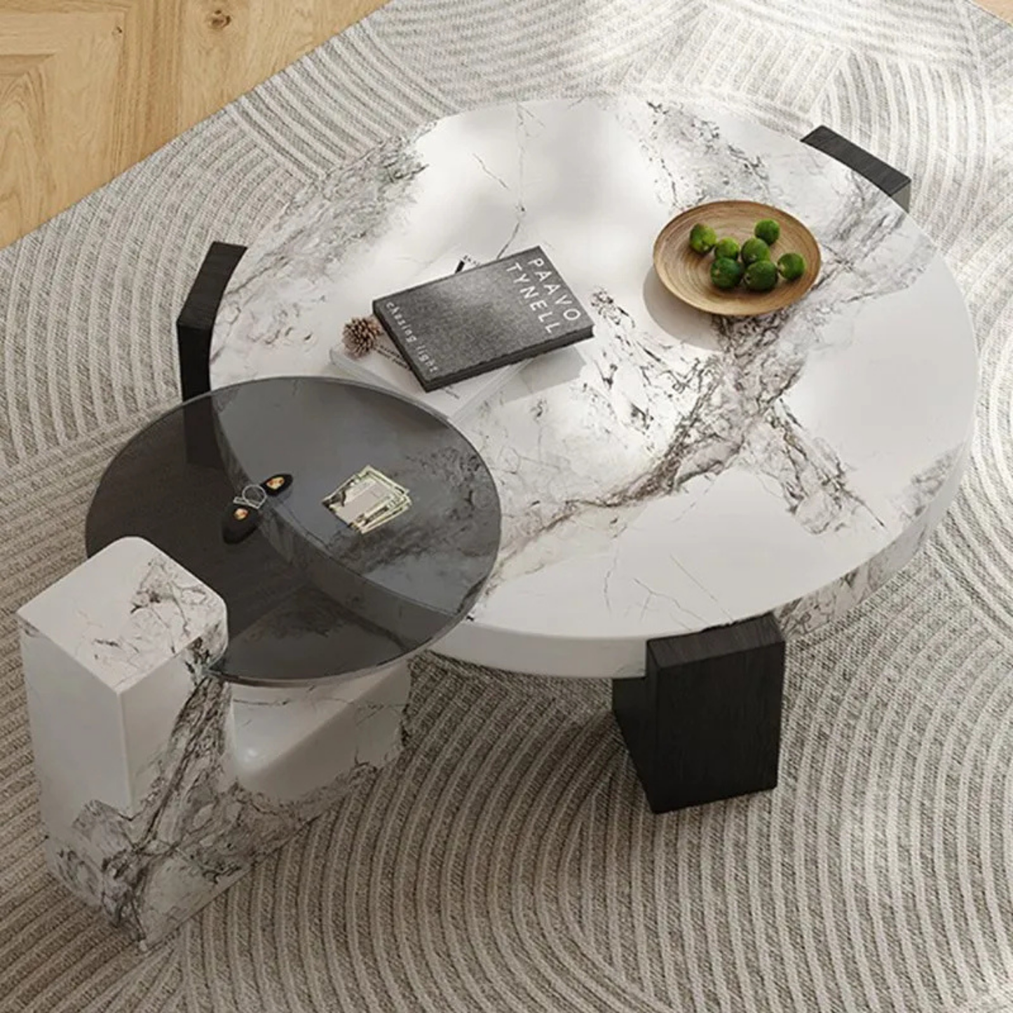 Luxury Modern Marble Coffee Table