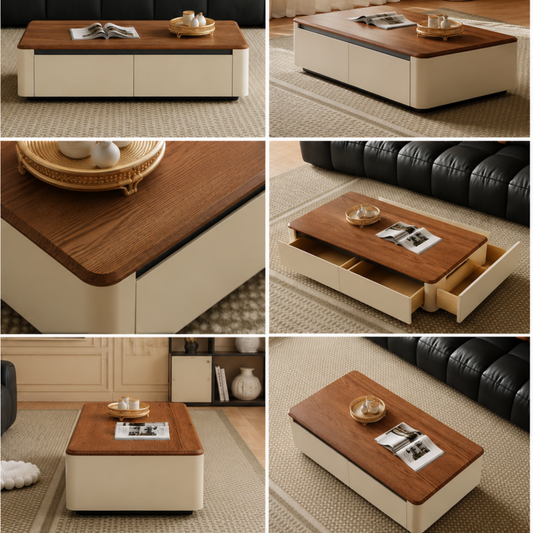 Modern Minimalist Storage Coffee Table