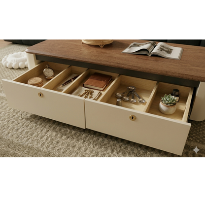 Modern Minimalist Storage Coffee Table