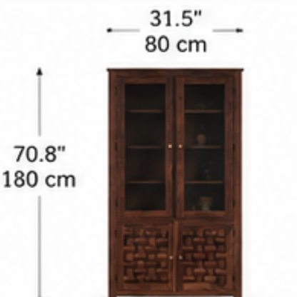 Heritage Weave Display Cabinet
