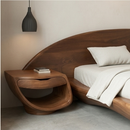 Aurora Curve Platform Bed