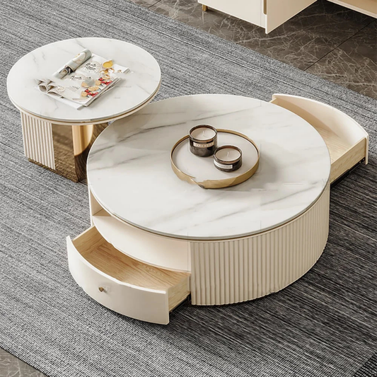 Modern Round Coffee Table Set