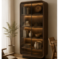Luna Curved Glass Display Cabinet