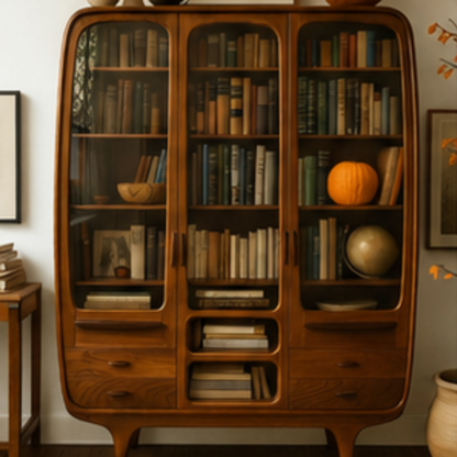 Aurora Curved Display Cabinet