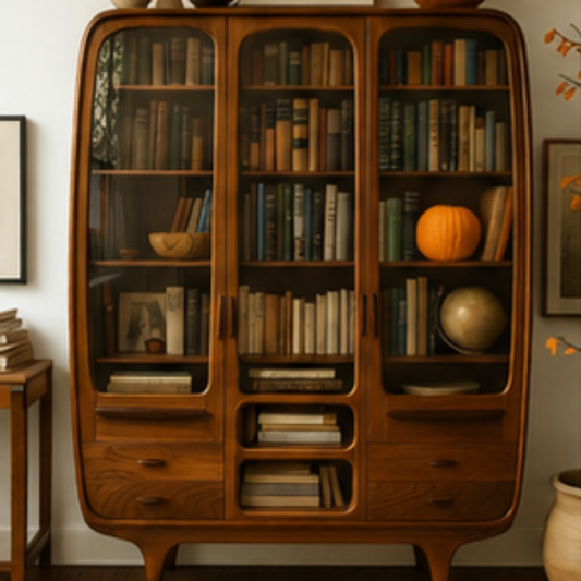 Aurora Curved Display Cabinet