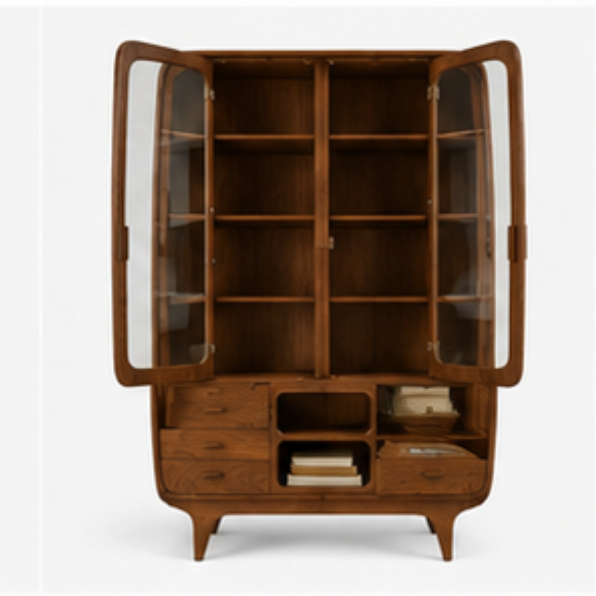 Aurora Curved Display Cabinet