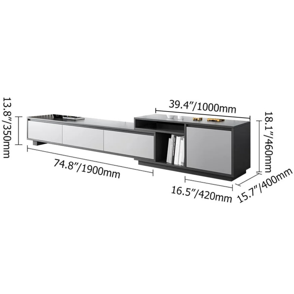 Modern Extendable TV Stand
