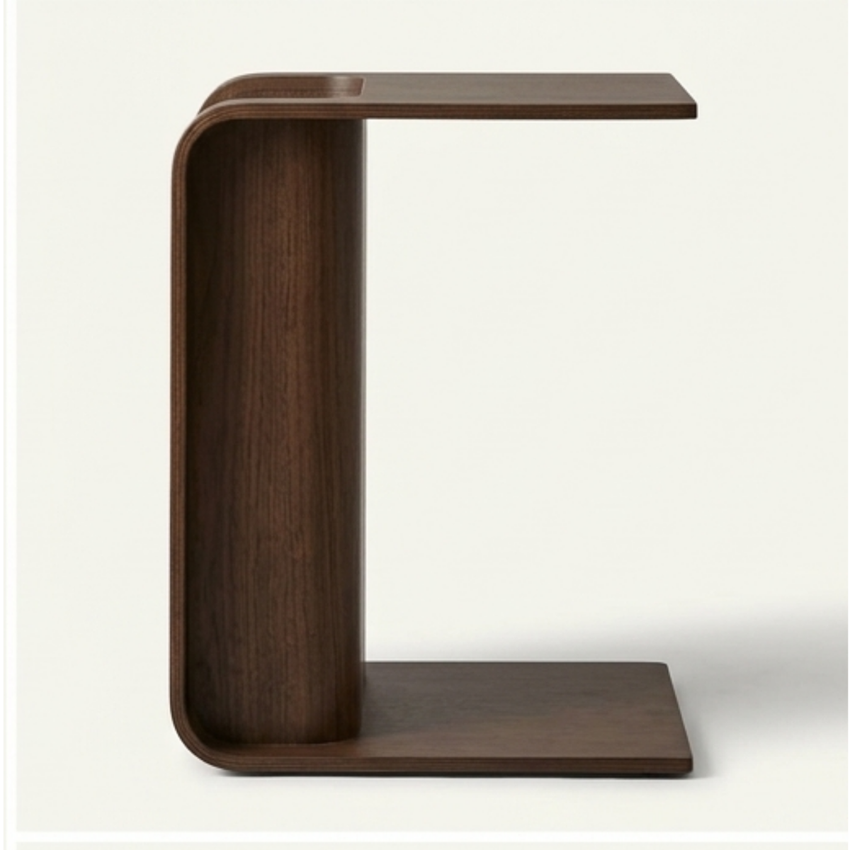 Cascade C-Shaped Side Table