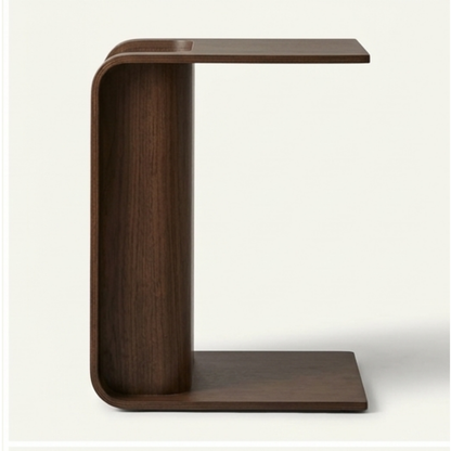 Cascade C-Shaped Side Table