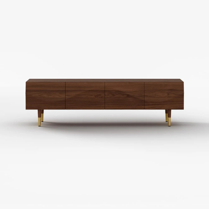 Walnut Wave Media Console