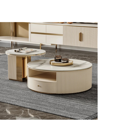 Modern Round Coffee Table Set